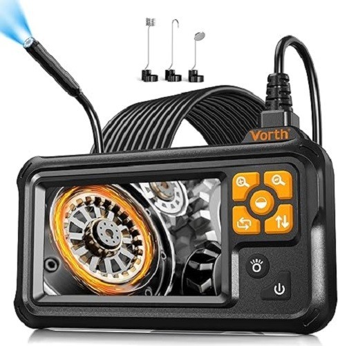 Industrial Endoscope Camera 1080P HD 4.3'' Screen Borescope Inspection Camera US