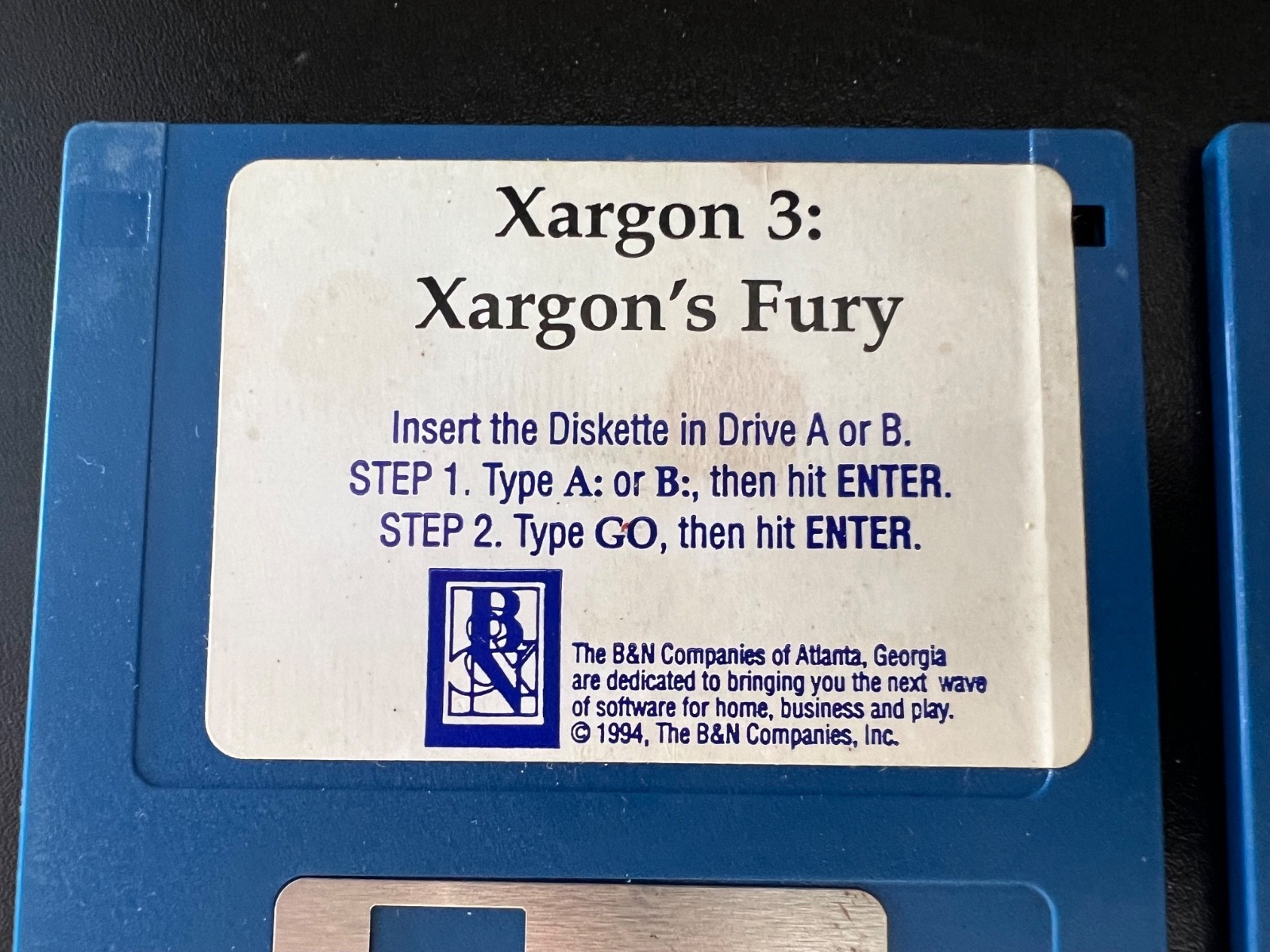 Xargon 3 / Finigan's Logic 2 Disk 3.5" Set for Windows Computers