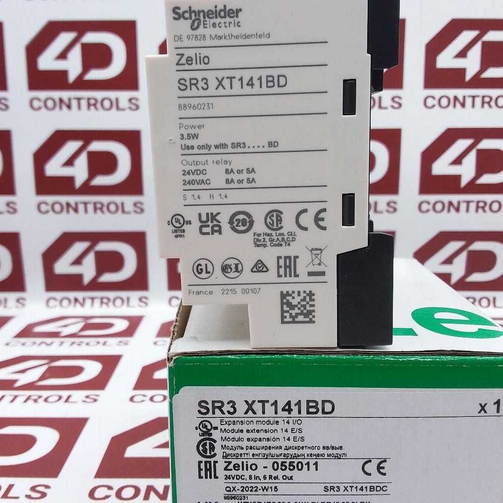 SR3 XT141BD | Schneider | I/O Extension Module, 5-8AMP, 3.5 Watt, Opened