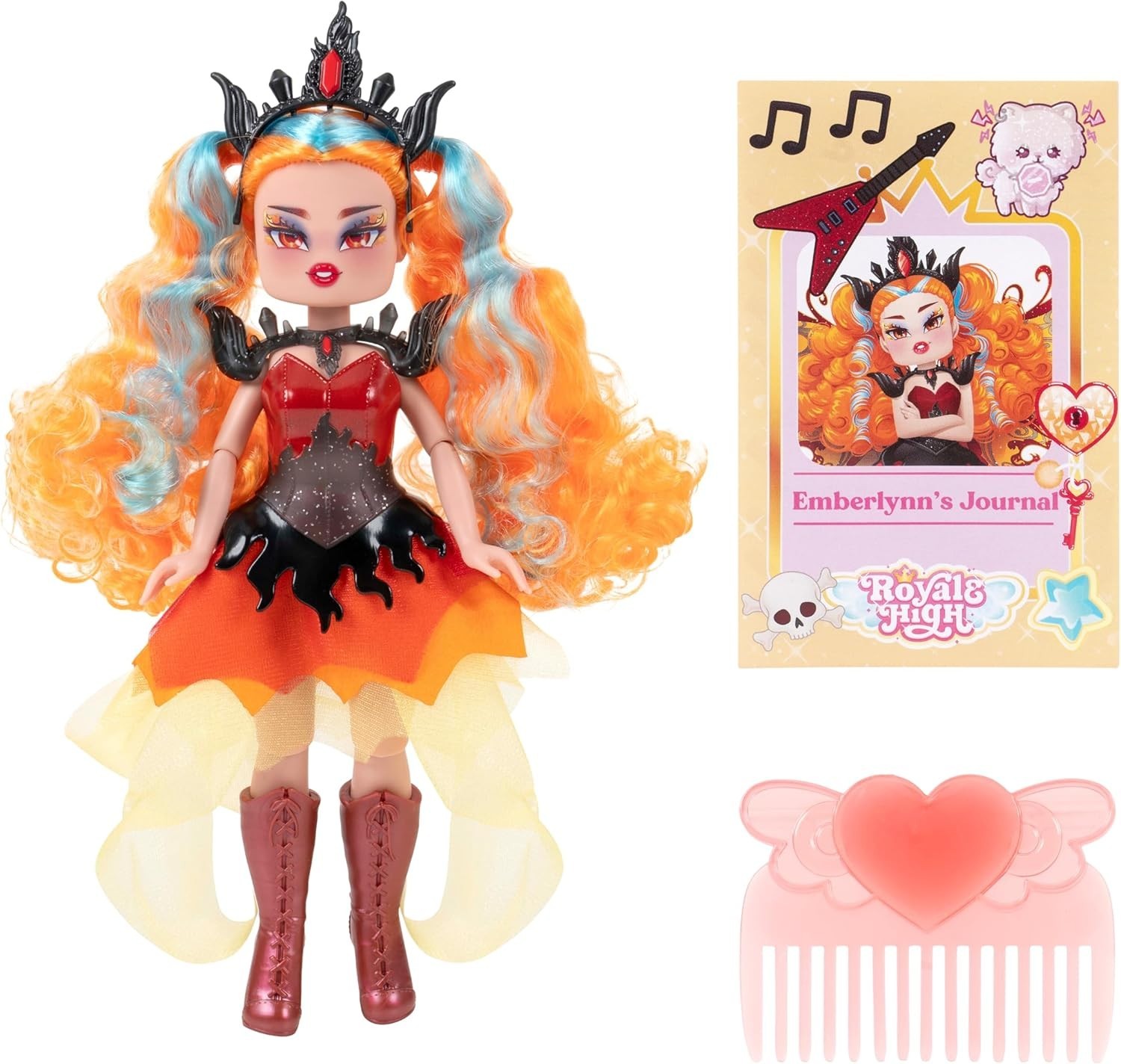Royale High Emberlynn Doll Code ONLY ( Fire wings back Roblox UGC )