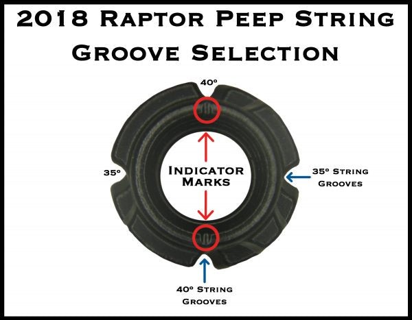 Hamskea Raptor Peep - 1/8 in.