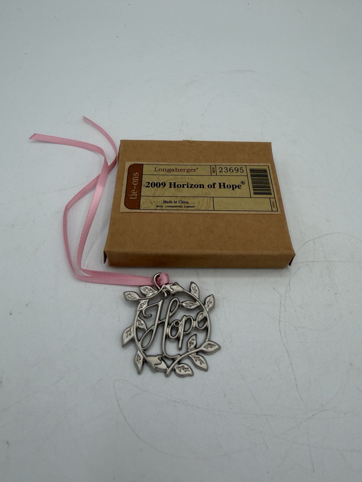 🌈✨ Longaberger 2009 Horizon of Hope Basket Tie‑On – Tie On Only – NOS ✨🌈