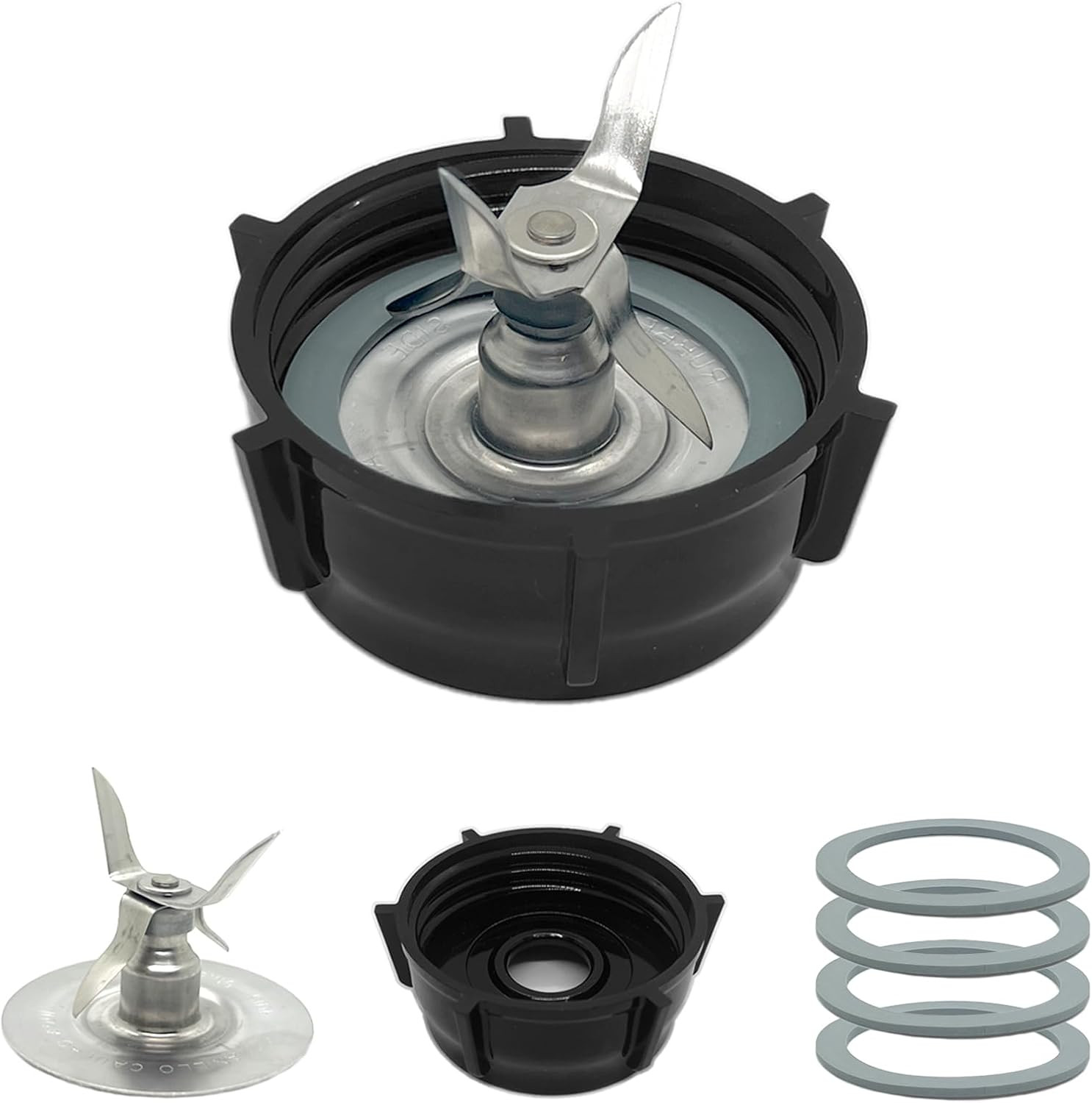 For Oster Blender Replacement Parts Blender Ice Crusher Blade with Jar Base Cap