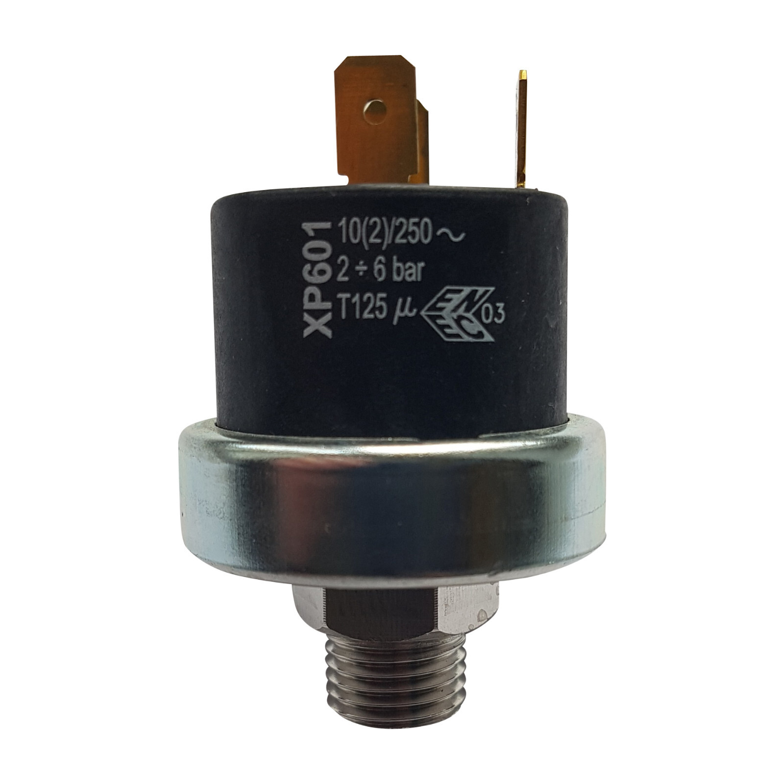 Mater Pressure switch XP601 2.0.-6.0 bar INOX 1/4 inch preset 3.5 bar
