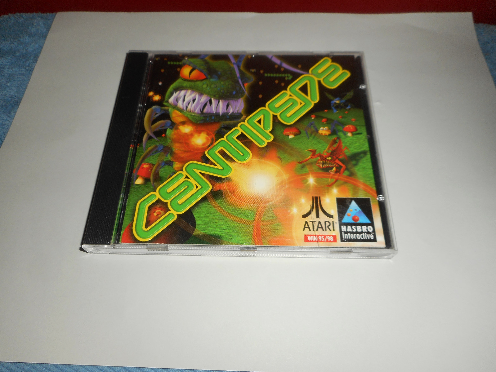 WINDOWS 95/98 ATARI CENTIPEDE Video Game CD ROM 1998 Hasbro EX COND