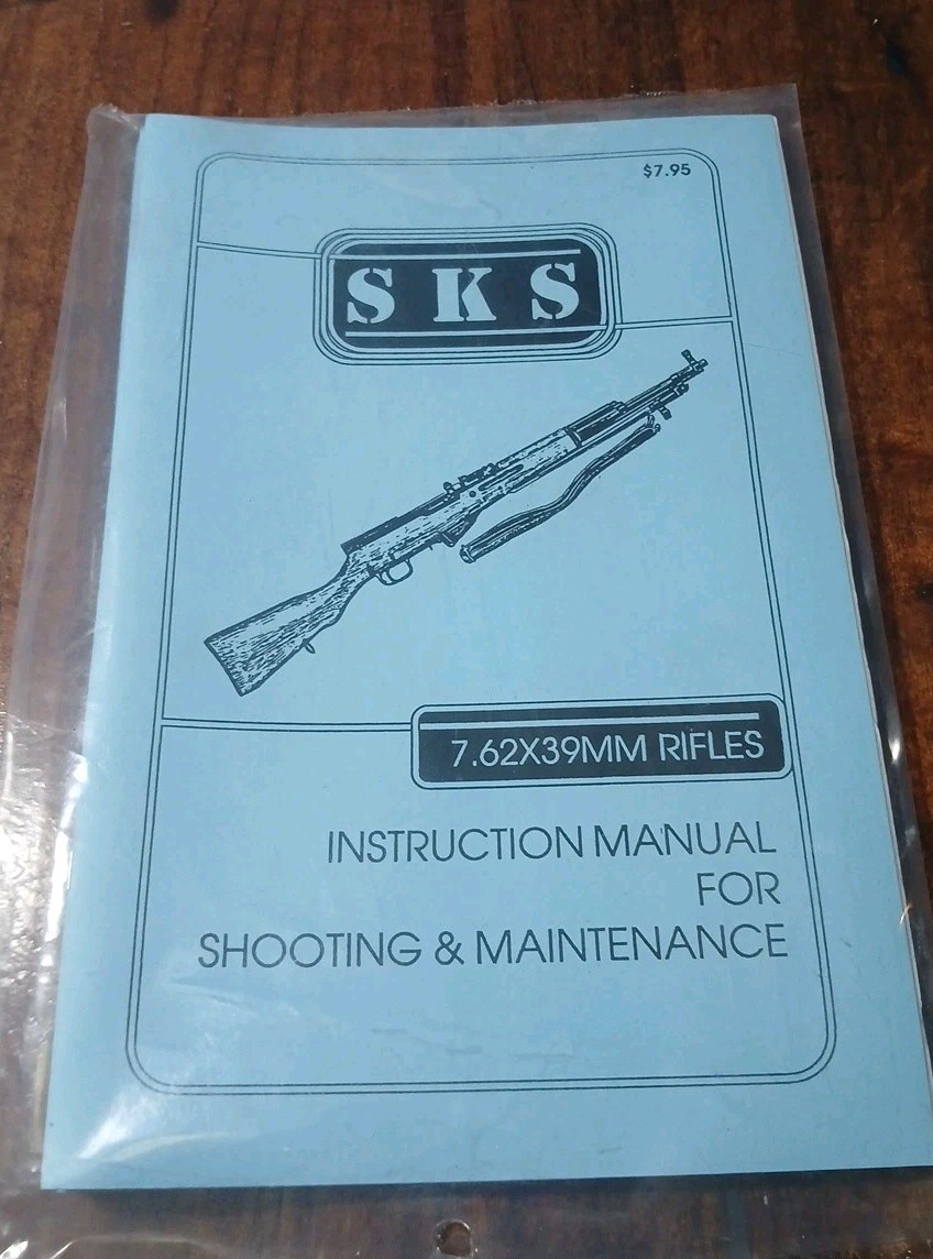 Original Manual SKS Manual Book Takedown Rifle Carbine Guide