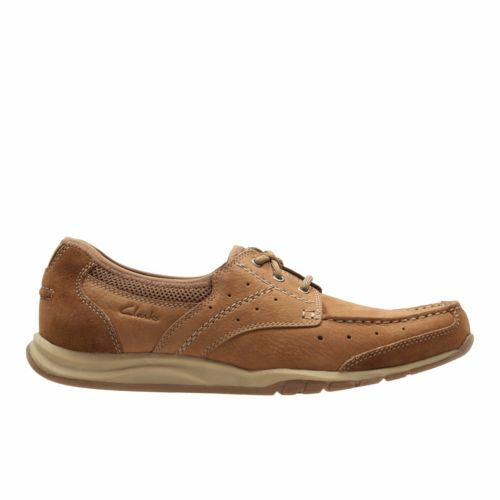 Clarks Mens Ramada English Tobacco Nubuck Casuals UK 7,8,9,10,11,12 G