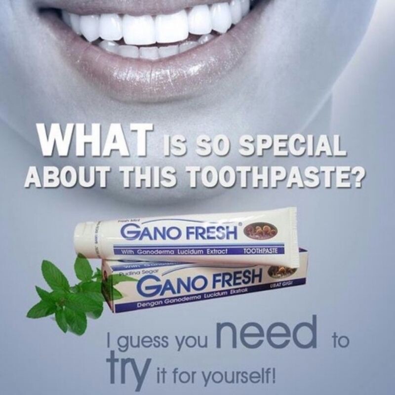 2 Boxes x 150g GANO EXCEL GANO FRESH TOOTHPASTE GANODERMA Free Shipping