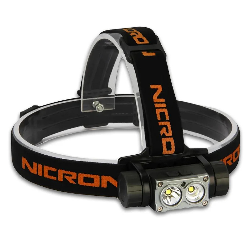 Nicron H35 Headlamp 1600 Lumens Rechargeable LED Headlight Outdoor Flashlight