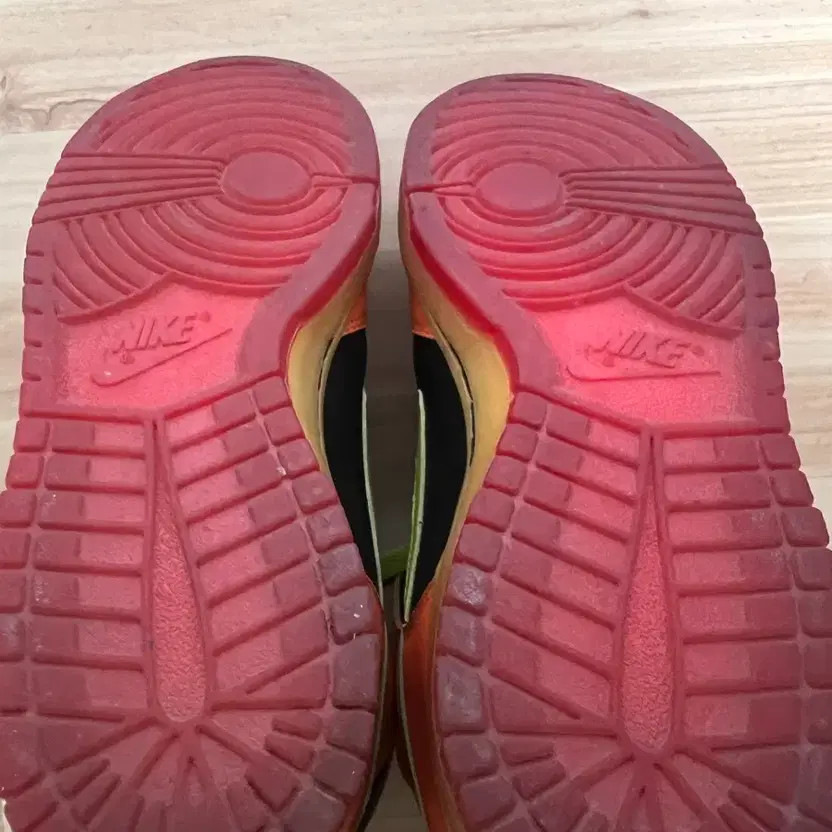 Nike Dunk High Orange Lime Black Red 265 Official