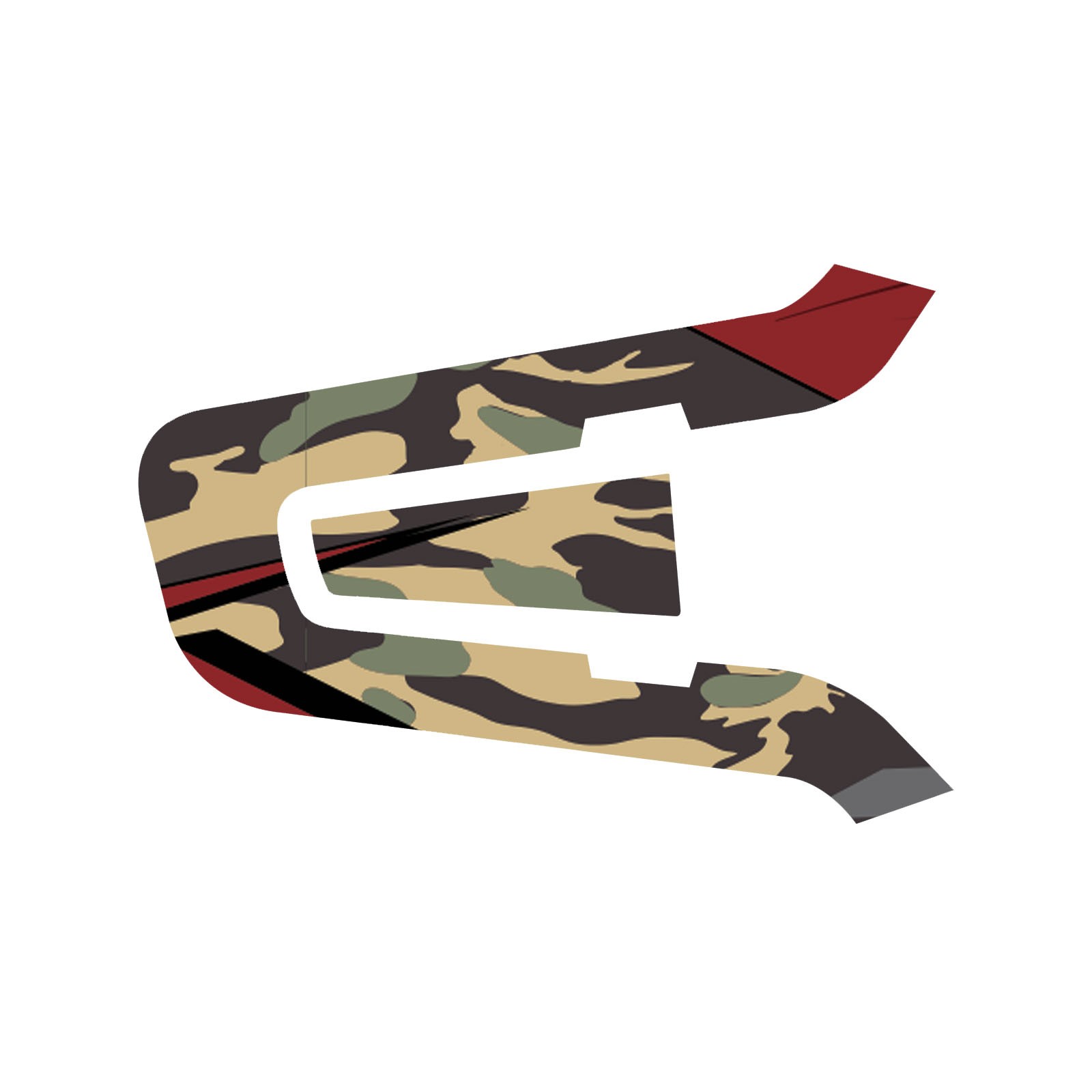 For Cardo Packtalk EDGE Adhesive Protective Wrap Cover Sticker Camo