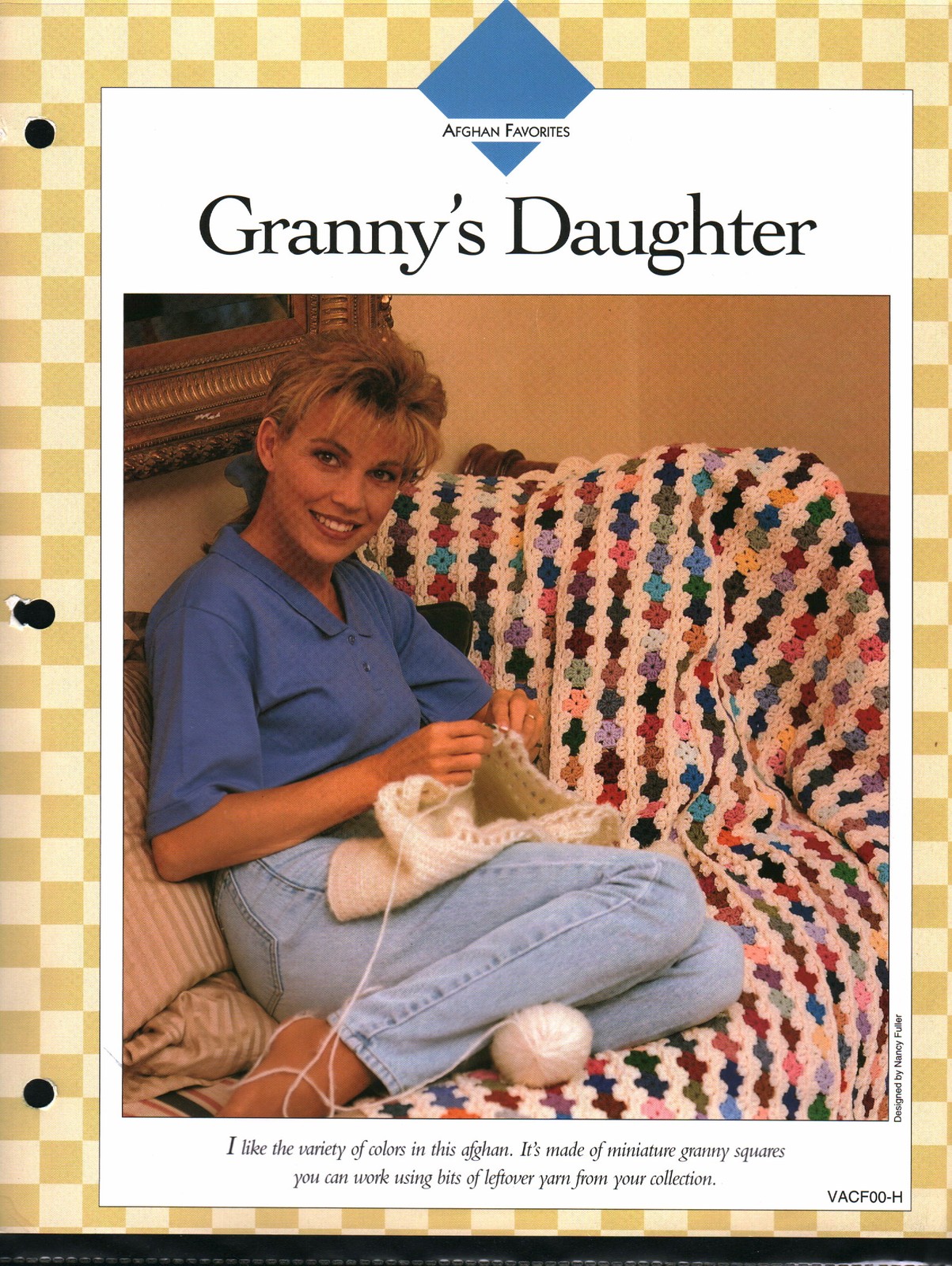 Granny's Daughter Afghan - Afghan Favorites | Vanna Crochet Faves VACF-H