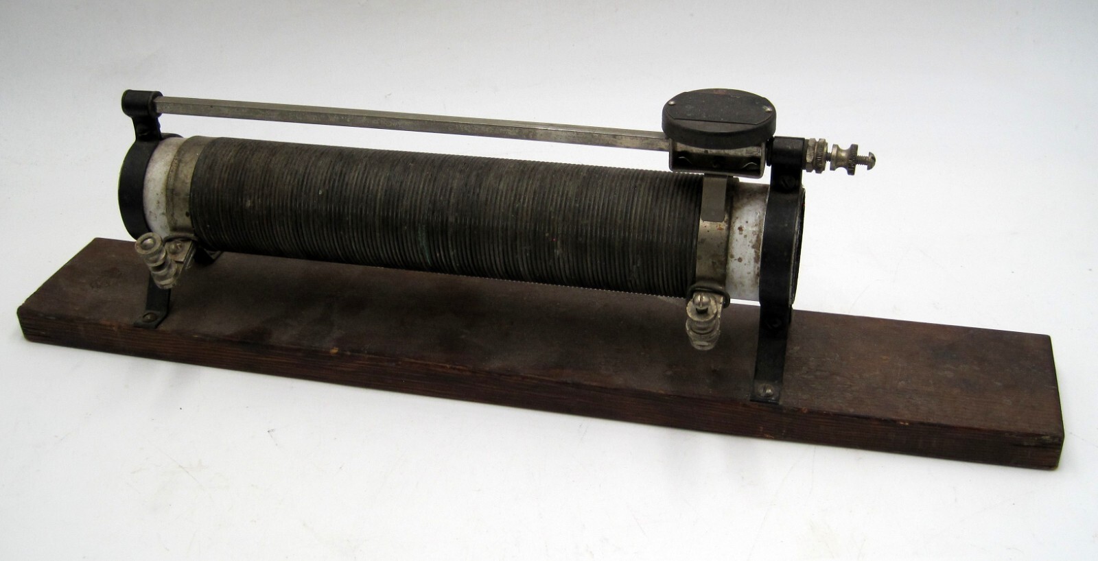 Vintage Cenco Central Scientific Laboratory Rheostat on Wood Steampunk