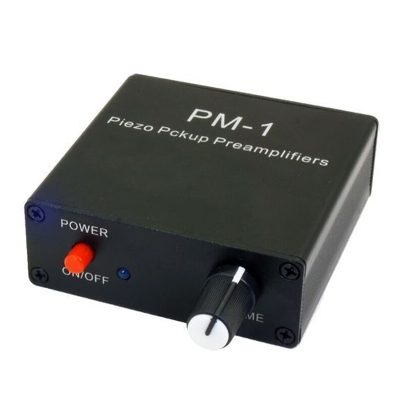 Professional Piezo Pickup Preamp for Guitars and Violins with Type C Charging