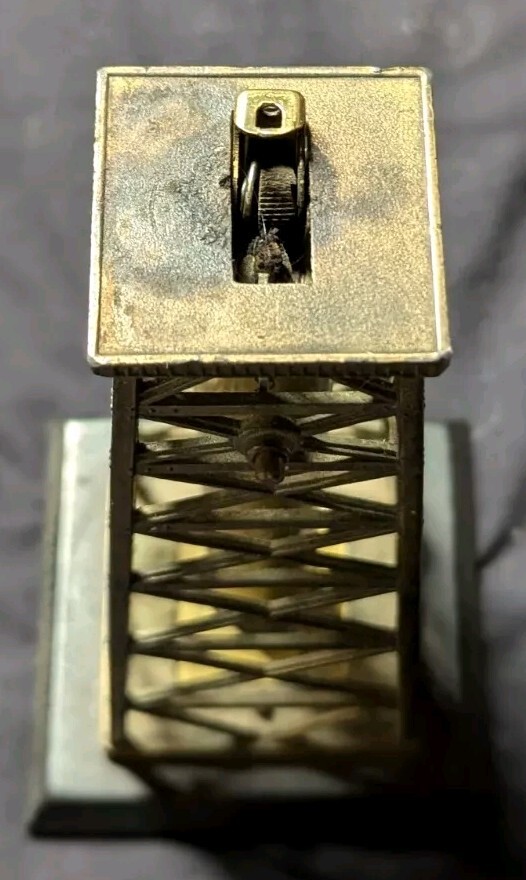 1950s Oil Derek Brass Table Cigarette Lighter