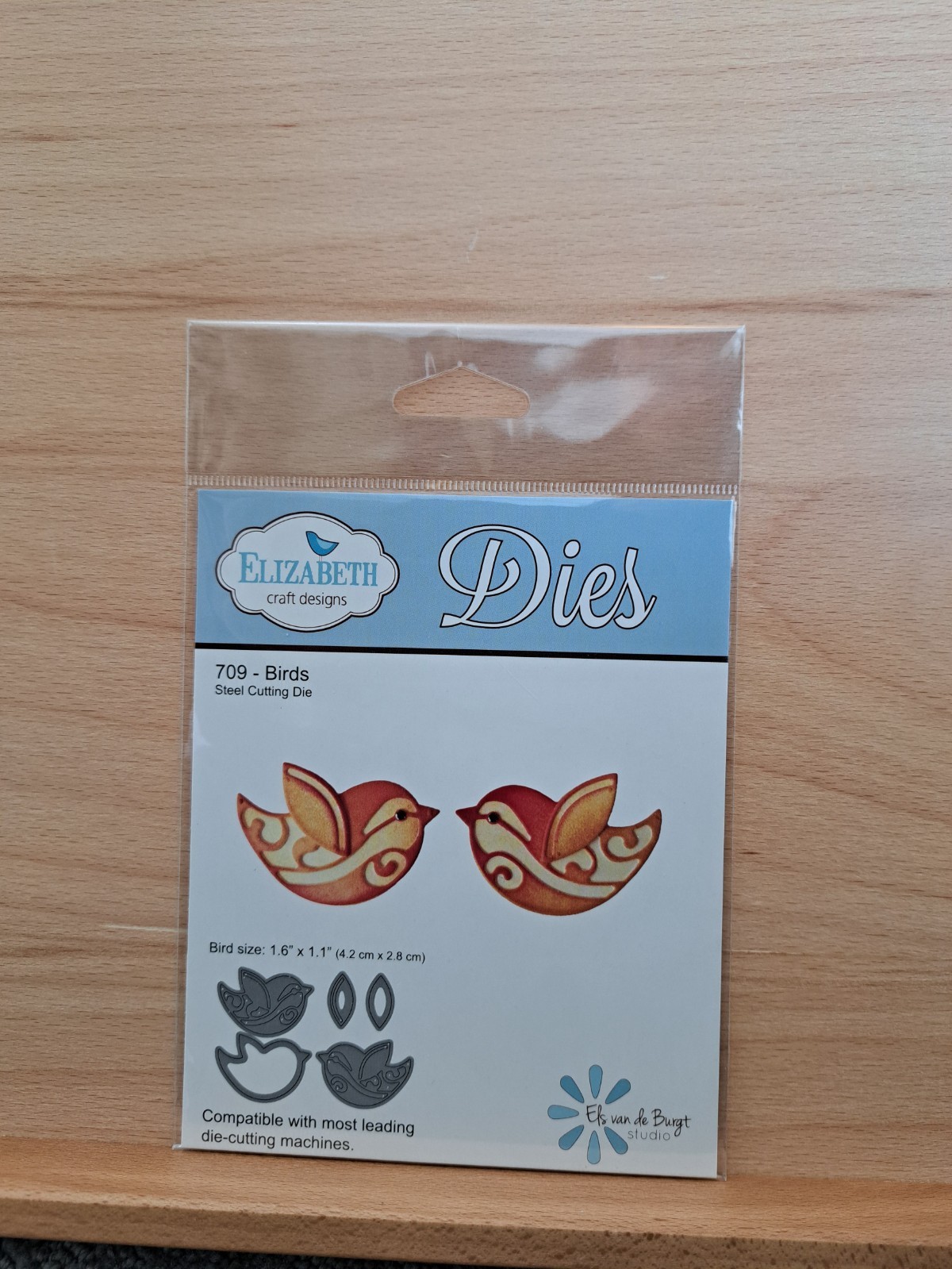 456 Elizabeth Craft Designs Birds Die Set