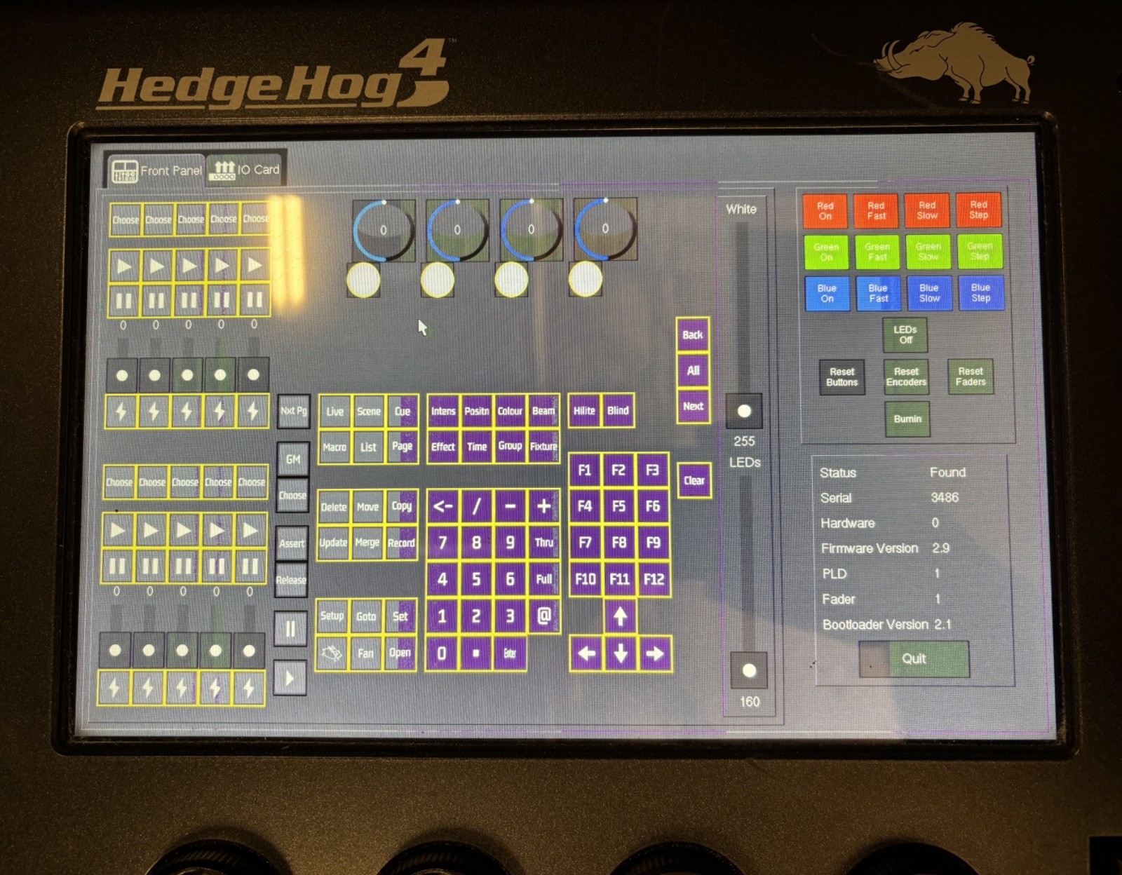 High End Systems HedgeHog 4 Lighting Console Hog 4 | READ DESCRIPTION