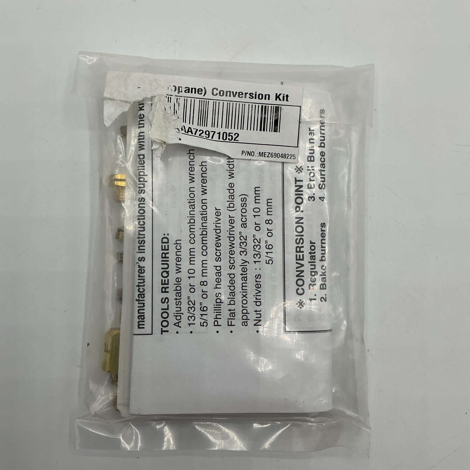 OEM LG Range Conversion Kit LP (Propane) AAA72971052