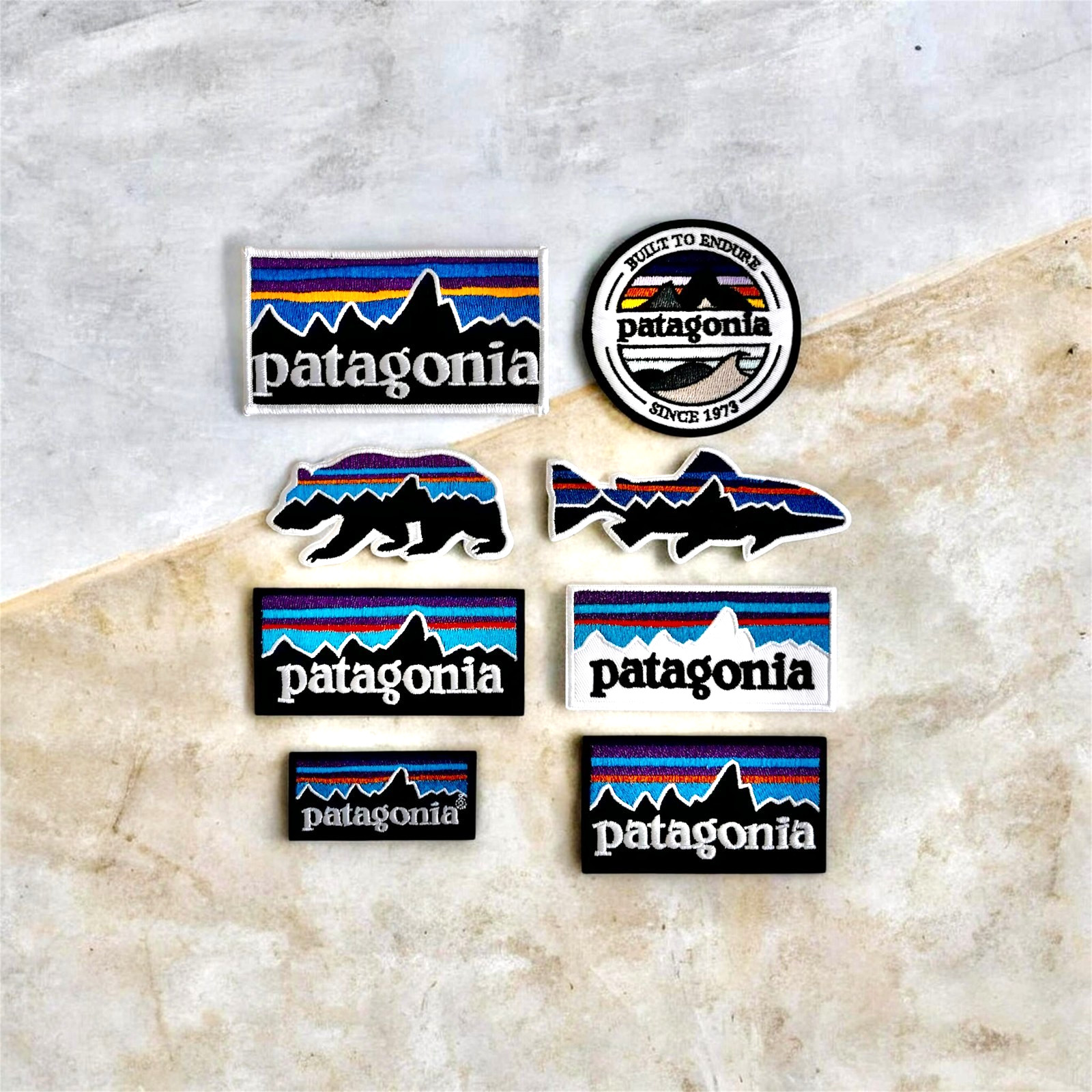 The Patagonia  Logo Patches Iron-On / Sew-On