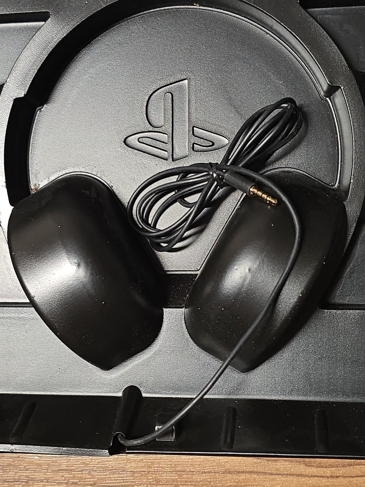 PlayStation Silver Wired Stereo Headset - *In Original Box* -- As Is