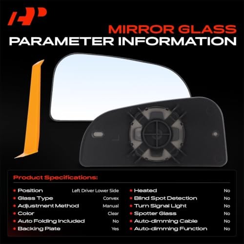 Dodge Ram 1500 2009 Left Driver Side Mirror Glass