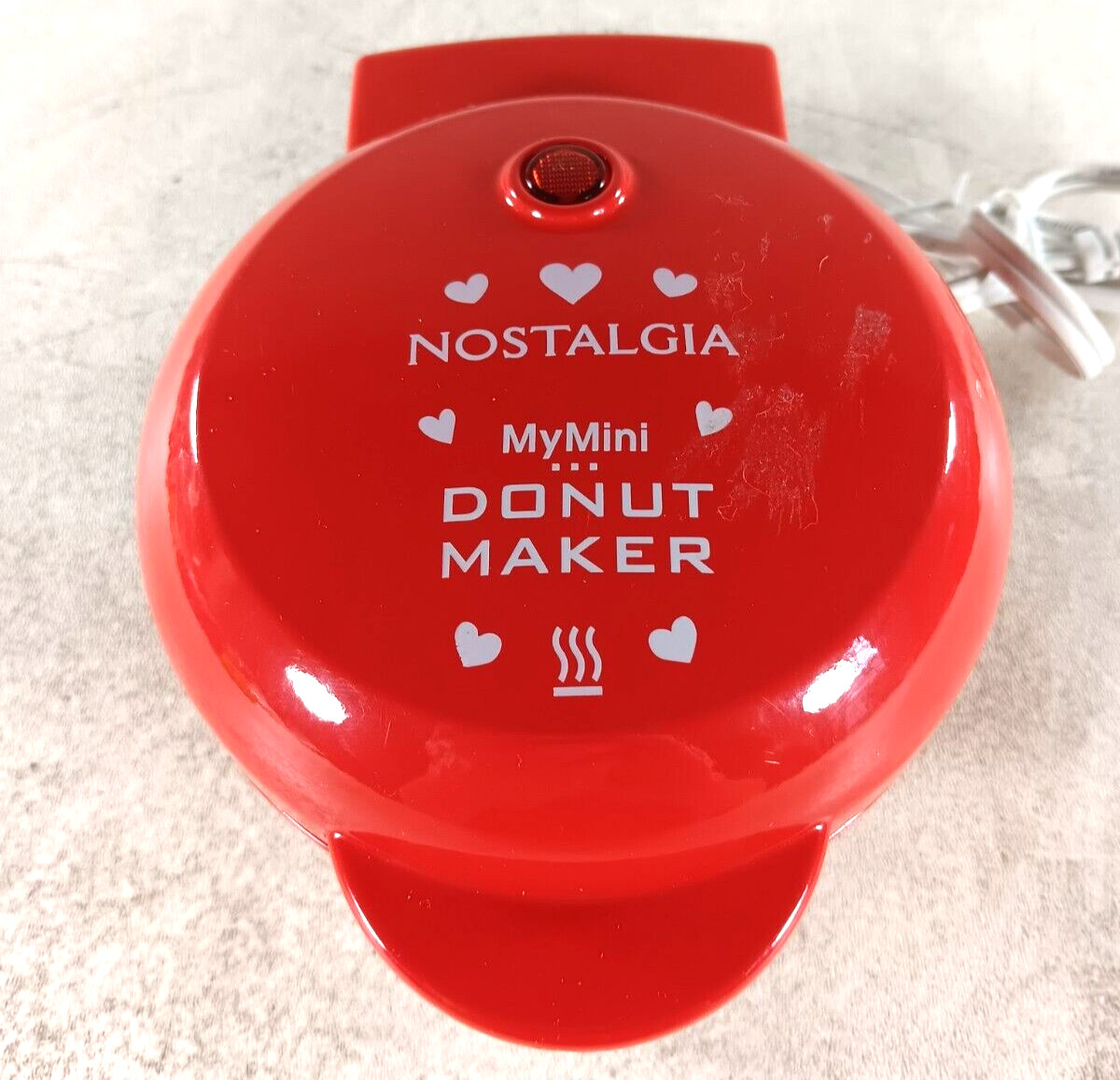 Nostalgia MyMini Orbital Donut Maker Red