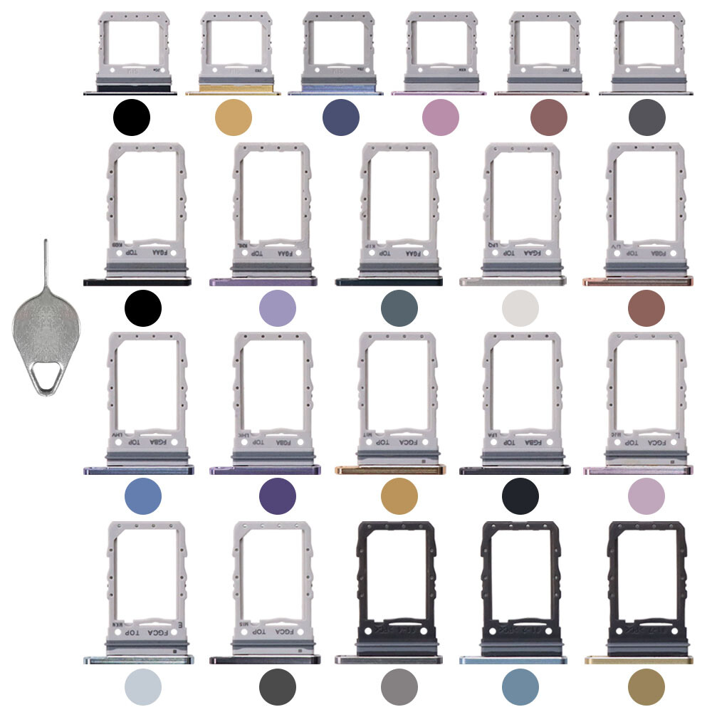 Single Sim Card Tray Holder Slot With Pin for Samsung Galaxy Z Filp 1 2 3 4 5 6