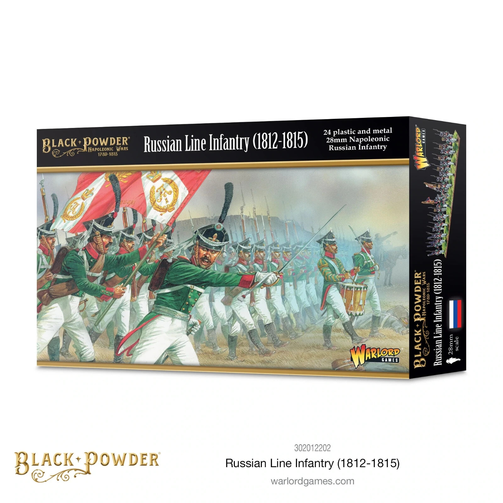 Black Powder 302012202 Russian Line Infantry 1812-1815 (Napoleonic Wars) Warlord