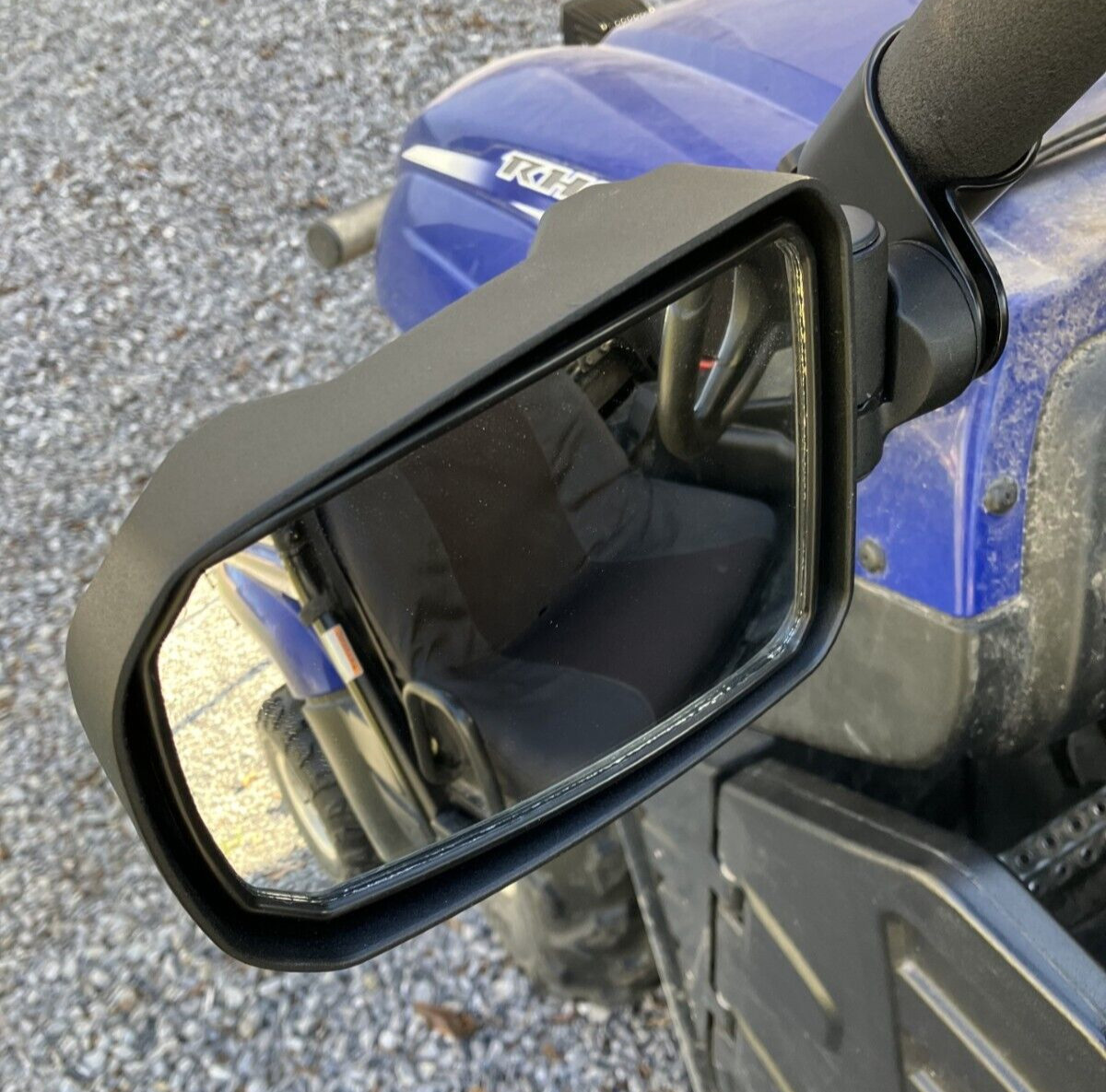 Heavy Duty Aluminum UTV Side View Mirrors Set 2" Roll Cage Commander Mule Teryx
