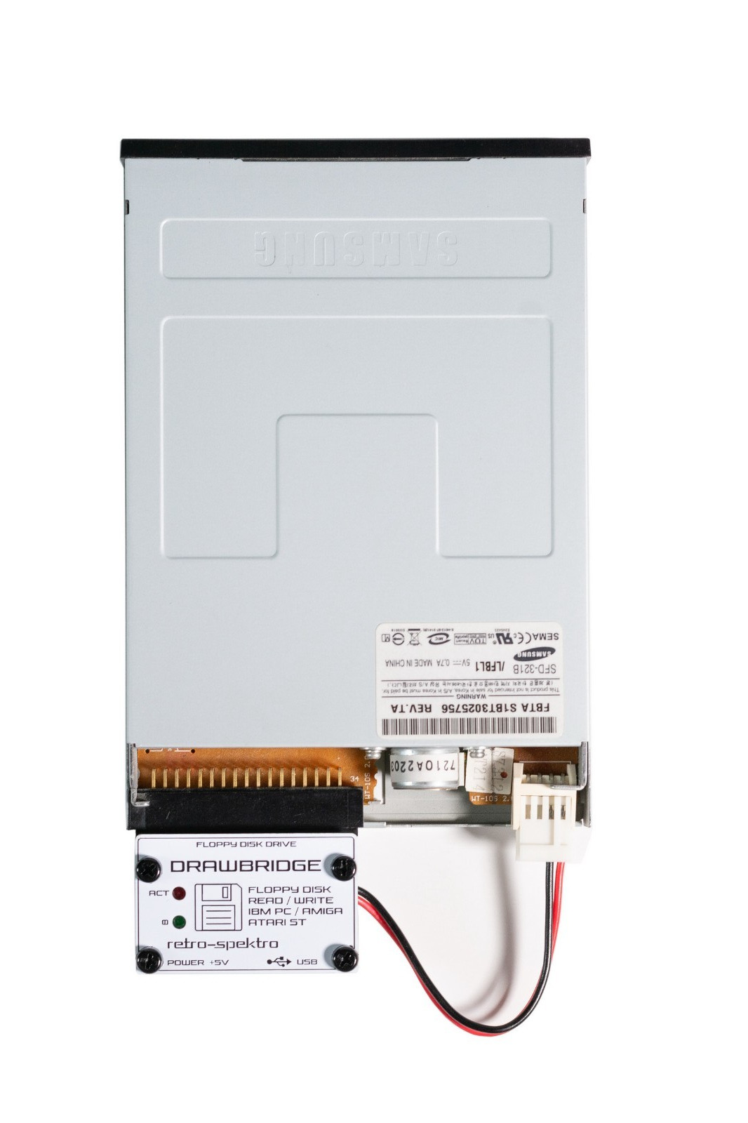 DrawBridge Plus CE – Floppy Disk Reader and Writer for Amiga, Atari, IBM