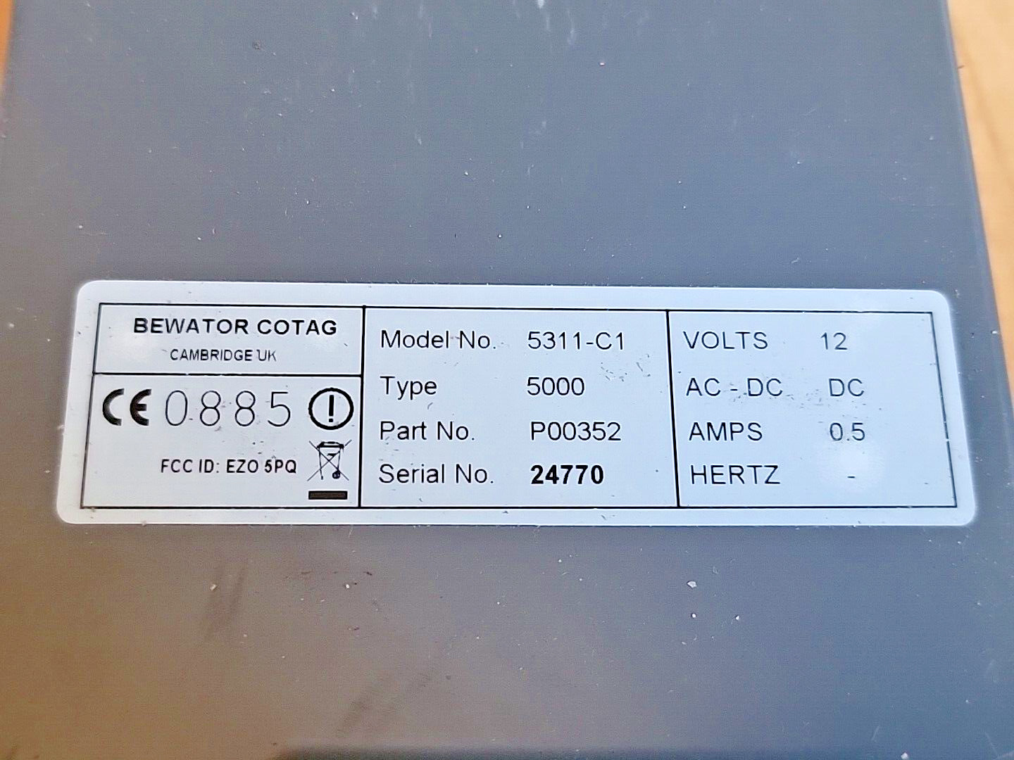 Bewator Cotag 5311-C1 Mullion Reader Johnson Controls L5311 Reader Interface