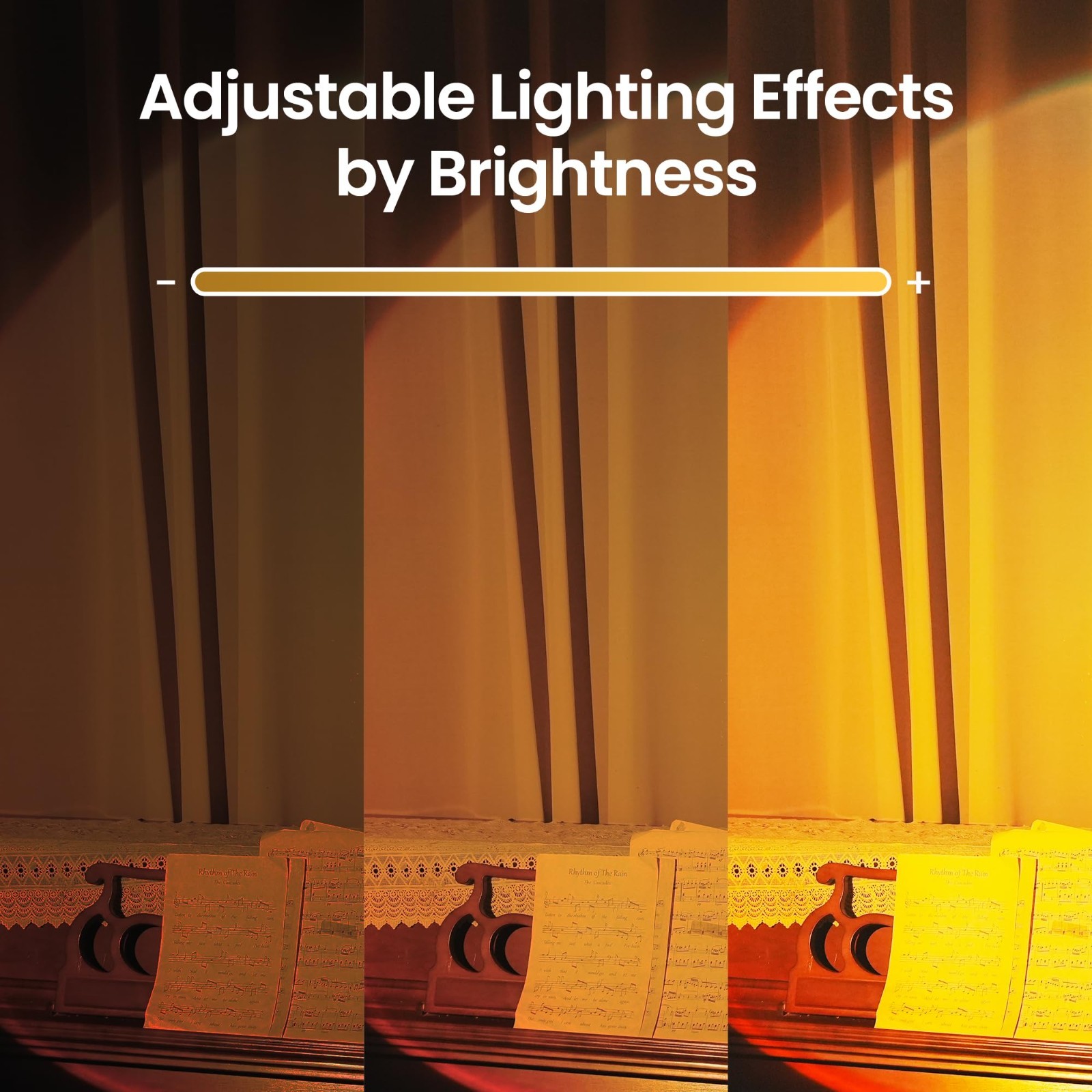 Sunset Projection Lamp - 21 Colors, 180° Rotation, APP & Button Control, Party D