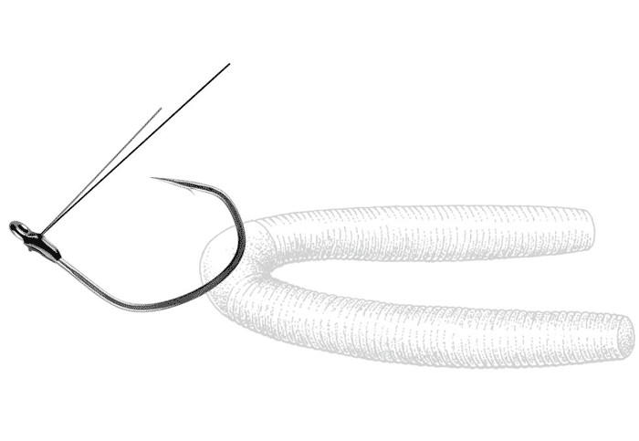 Owner Jungle Wacky Weedless  / Drop Shot Hook 4109 - Choose Size