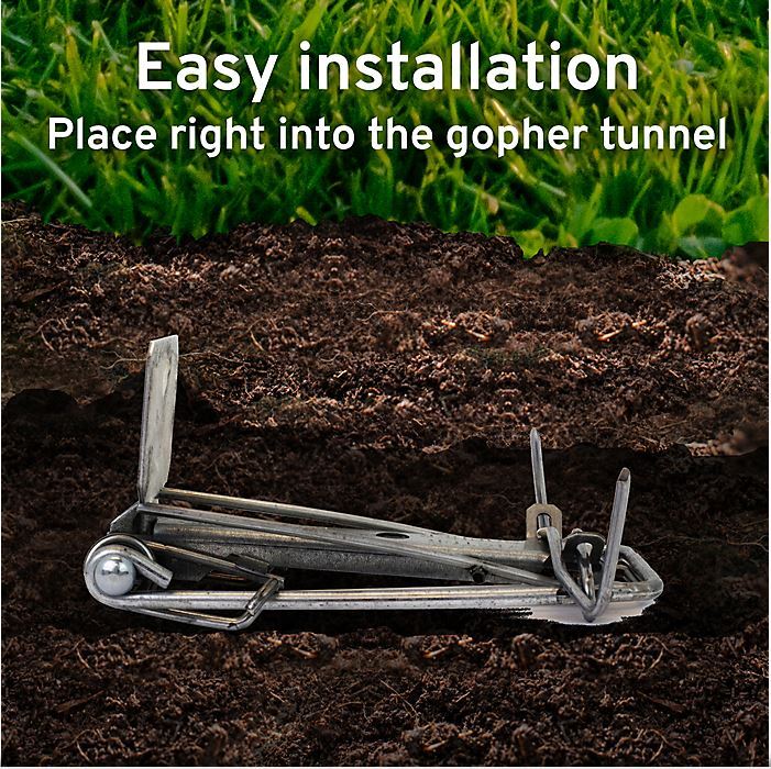 Victor Easy Set Gopher Trap - Model 0611 - 2 Traps Per Package - ADC Nuisance