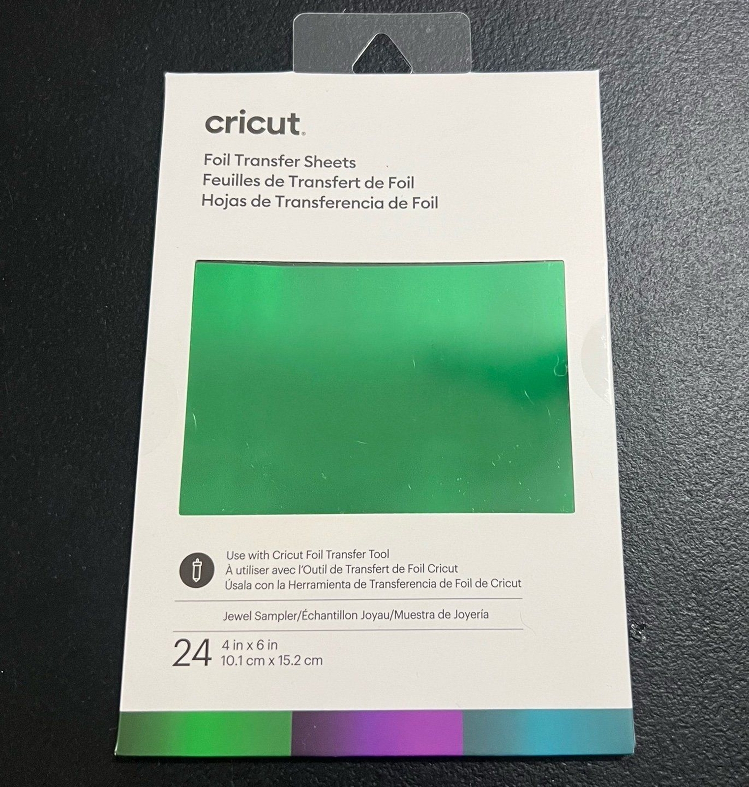 Cricut Metallic Foil Sheets Sampler 4x6 For Use With Cricut Foil Transfer Tool