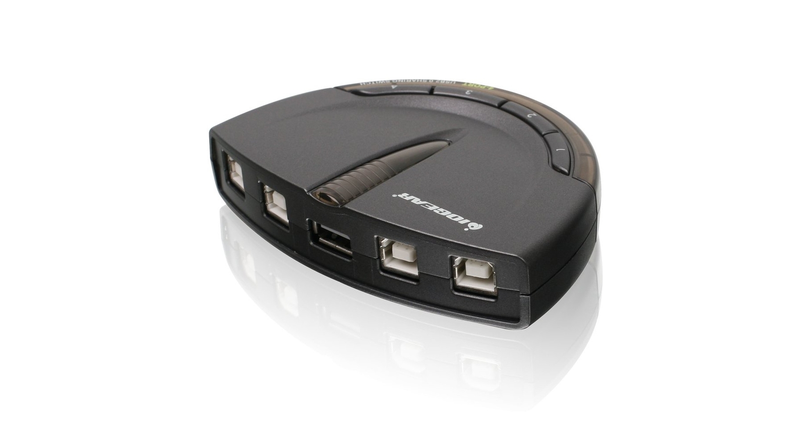 IOGEAR 4-Port USB 2.0 Automatic Printer Switch, GUB431 4 Computer