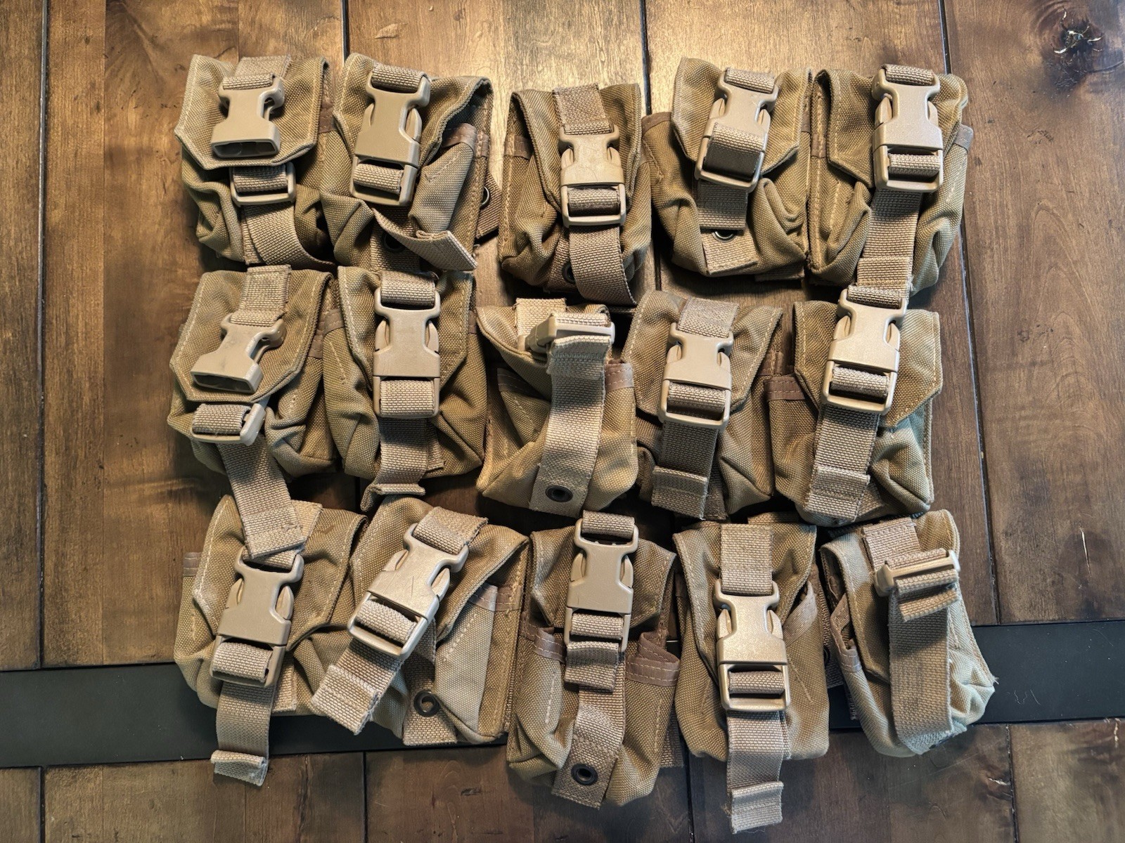 x15 USMC Coyote Brown FSBE Frag Grenade Pouch