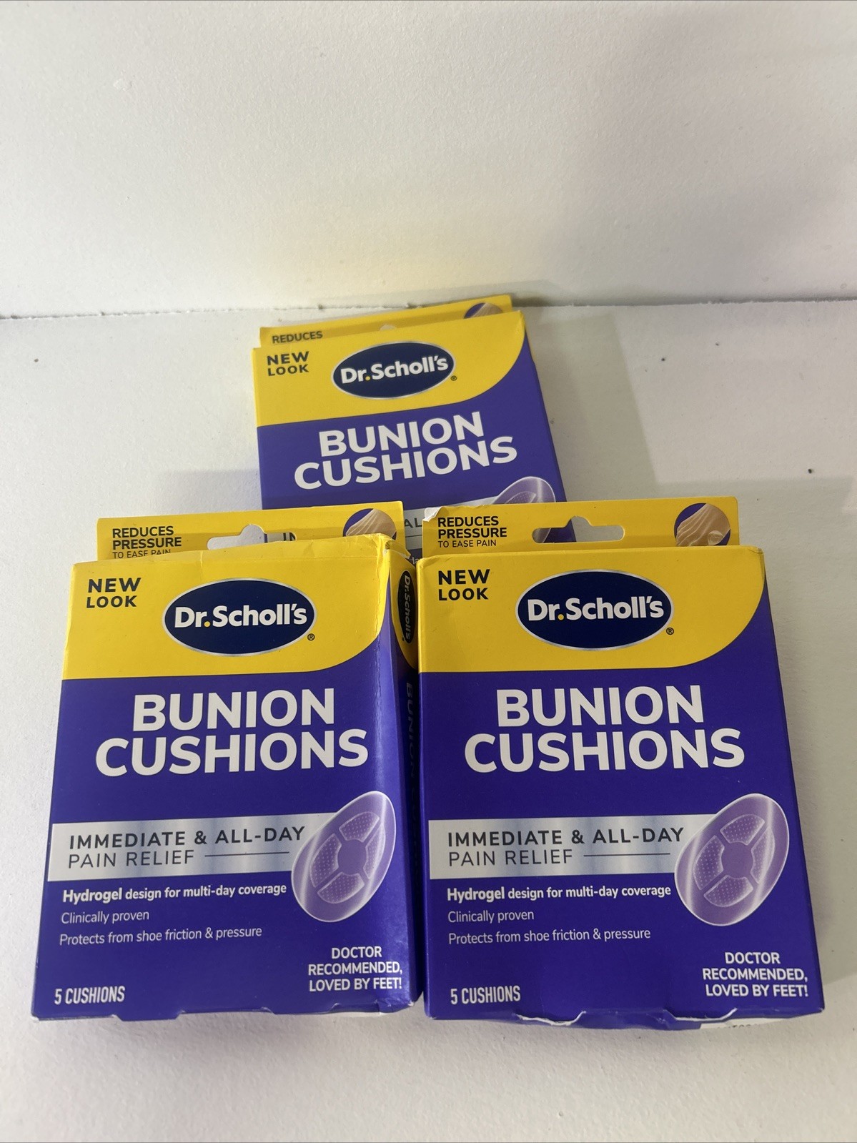 Dr Scholls BUNION Cushions HYDROGEL 5 ct ( 3 pack )