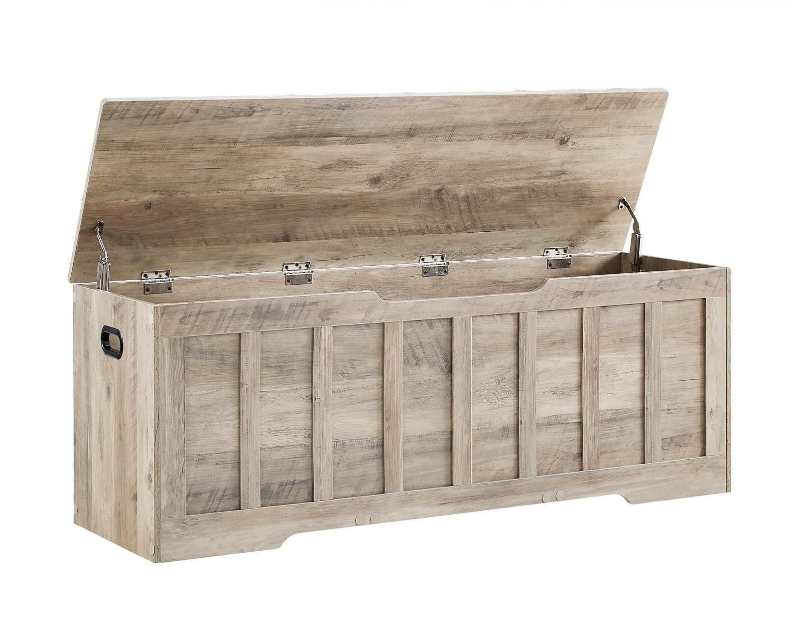 VANKILEY 51.2 Storage Chest Extra Large Bench Greige