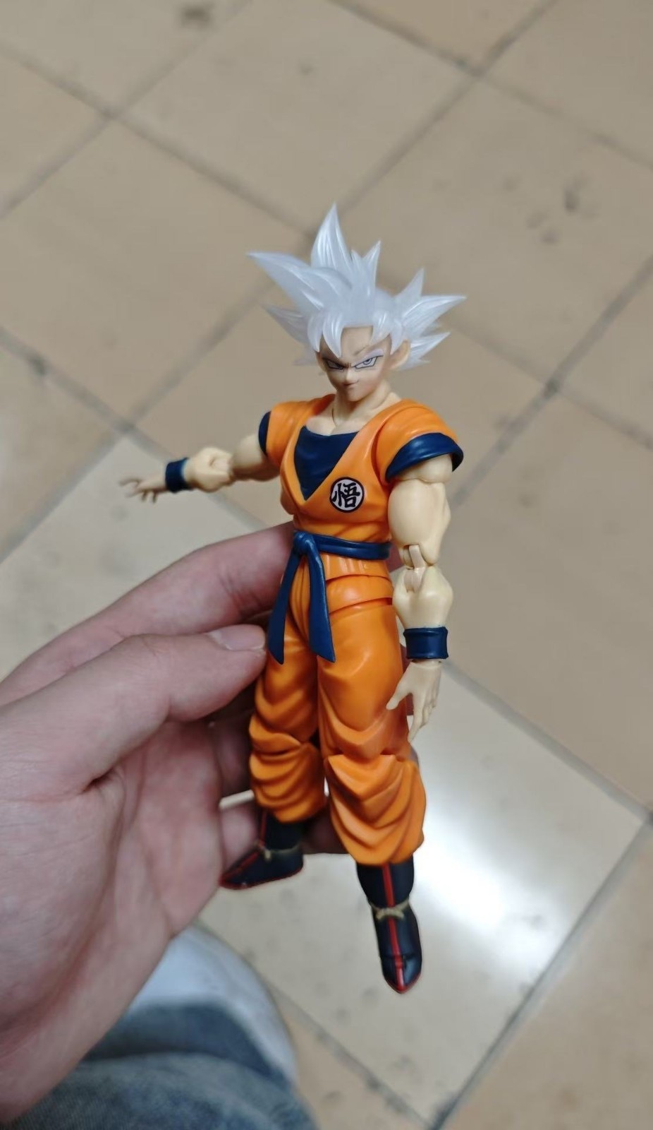 Custom 1/12 shf UI Goku Super Saiyan Goku Ultra Instinct Head Sculpt No Figure
