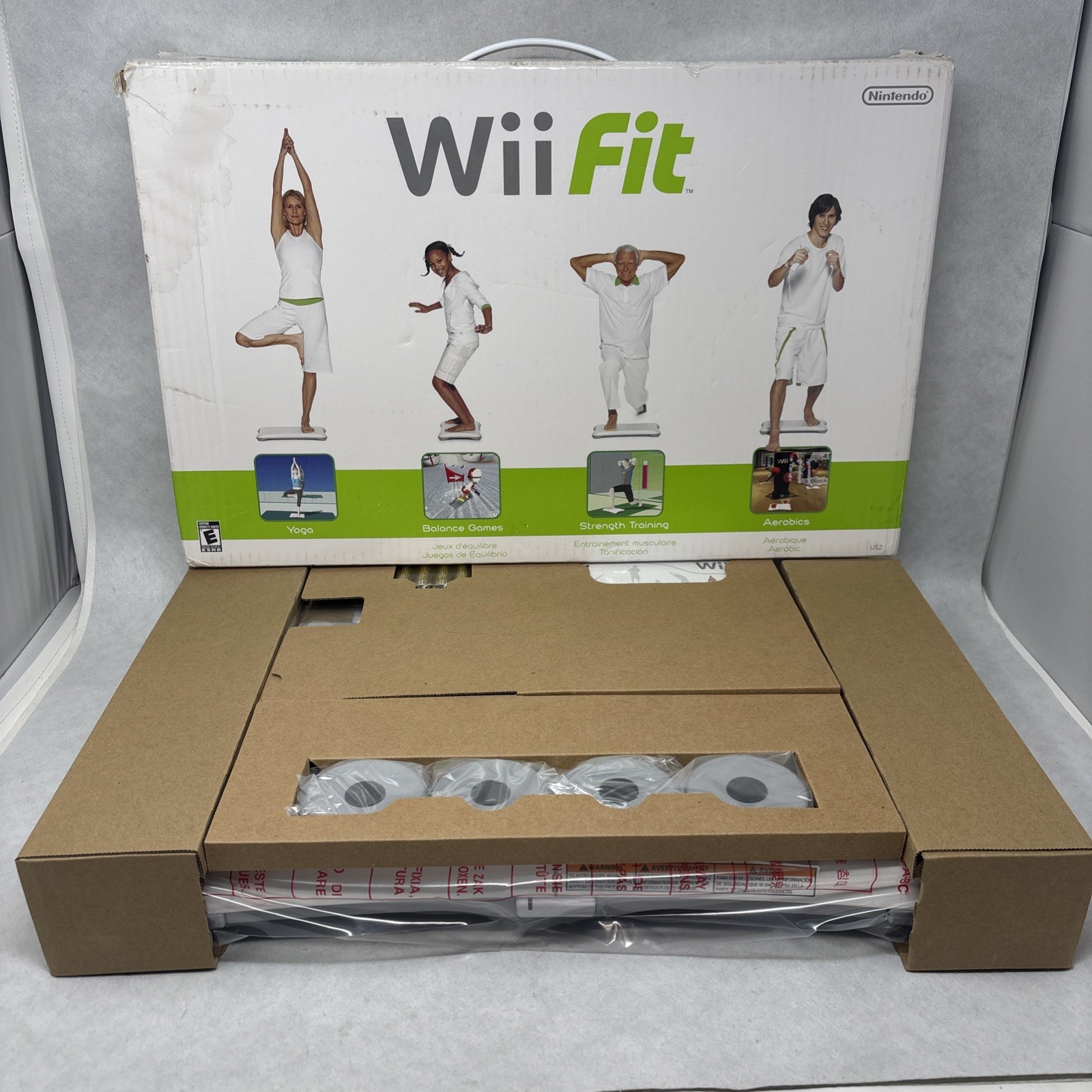 Nintendo Wii Fit & Balance Board Bundle 2008 NEW Open Box Never Used Sealed Game