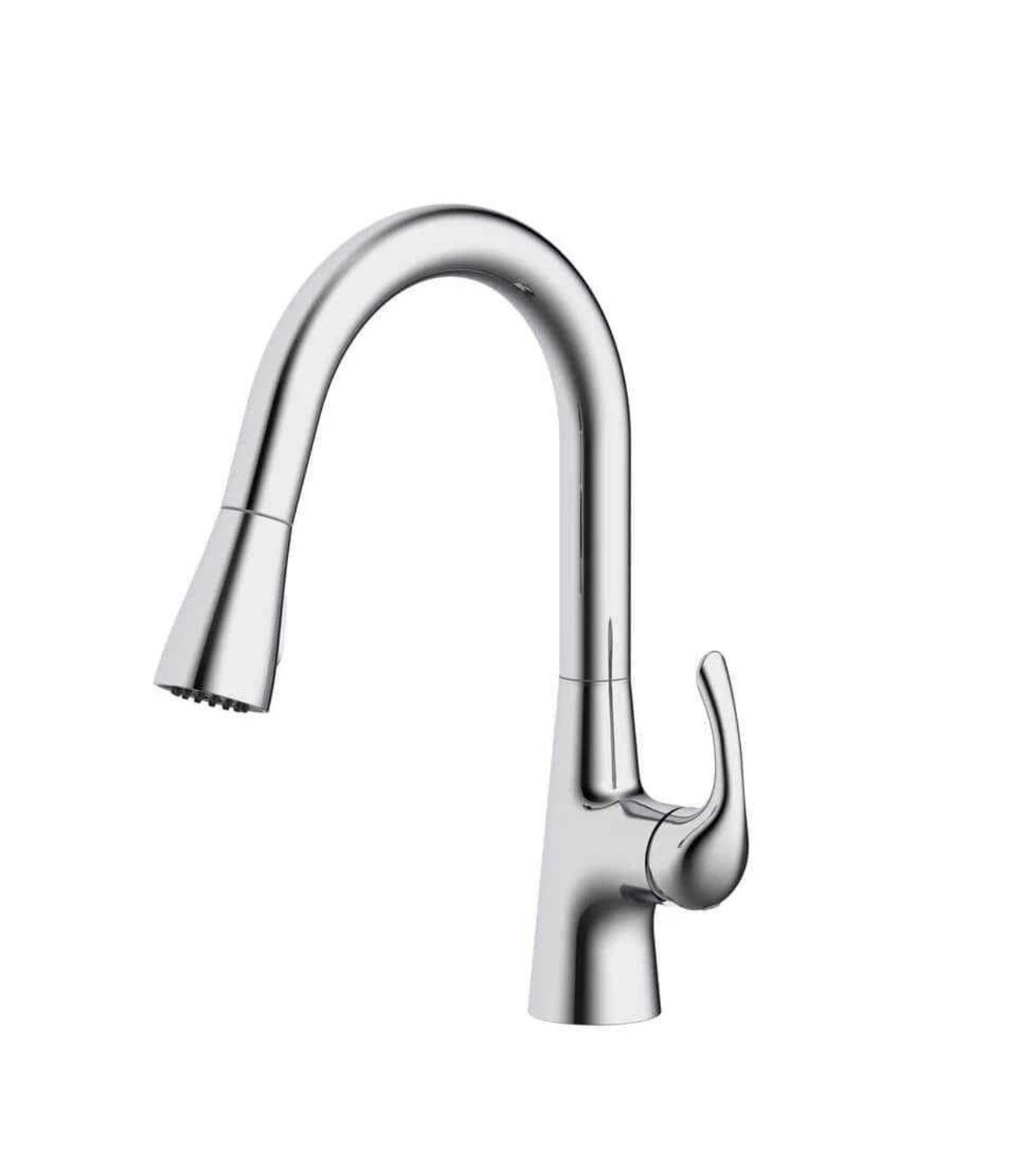 Glacier Bay Clare Single Handle Pull Down Laundry Utility Faucet in Chrome