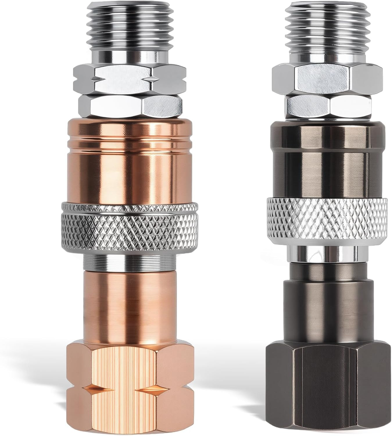 Upgraded Oxy Acetylene Torch Quick Connects, Fit 9/16"-18 B Fittings, Dual Hose