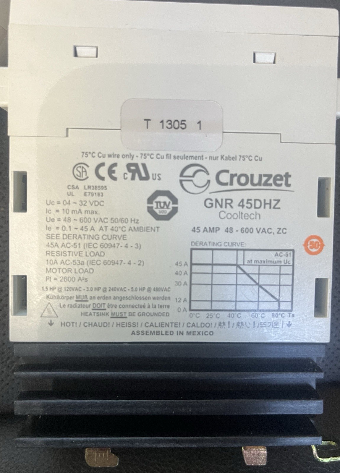 Crouzet GNR45DHZ SSR