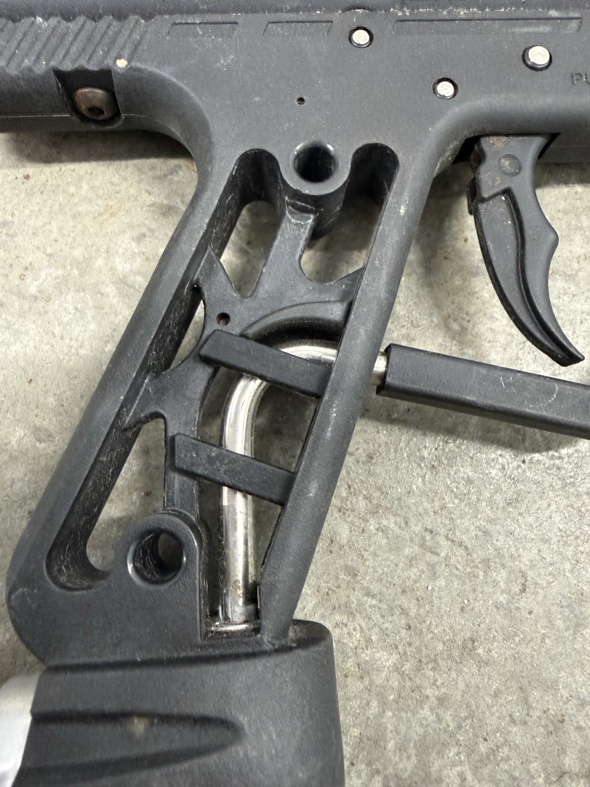 JT Stealth Paintball Marker Gun Black Mechanical Untested Marker Only