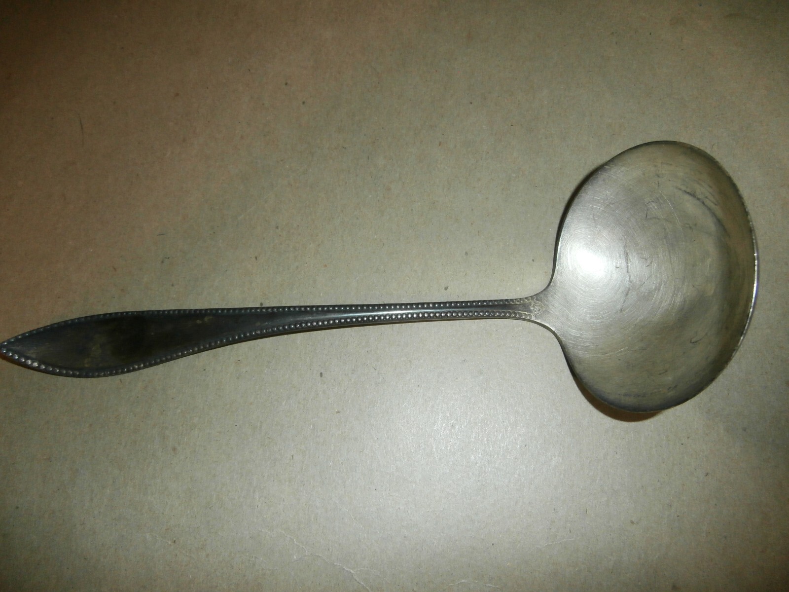 Vintage 1847 Rogers Bros A1 Dot Edge Ladle