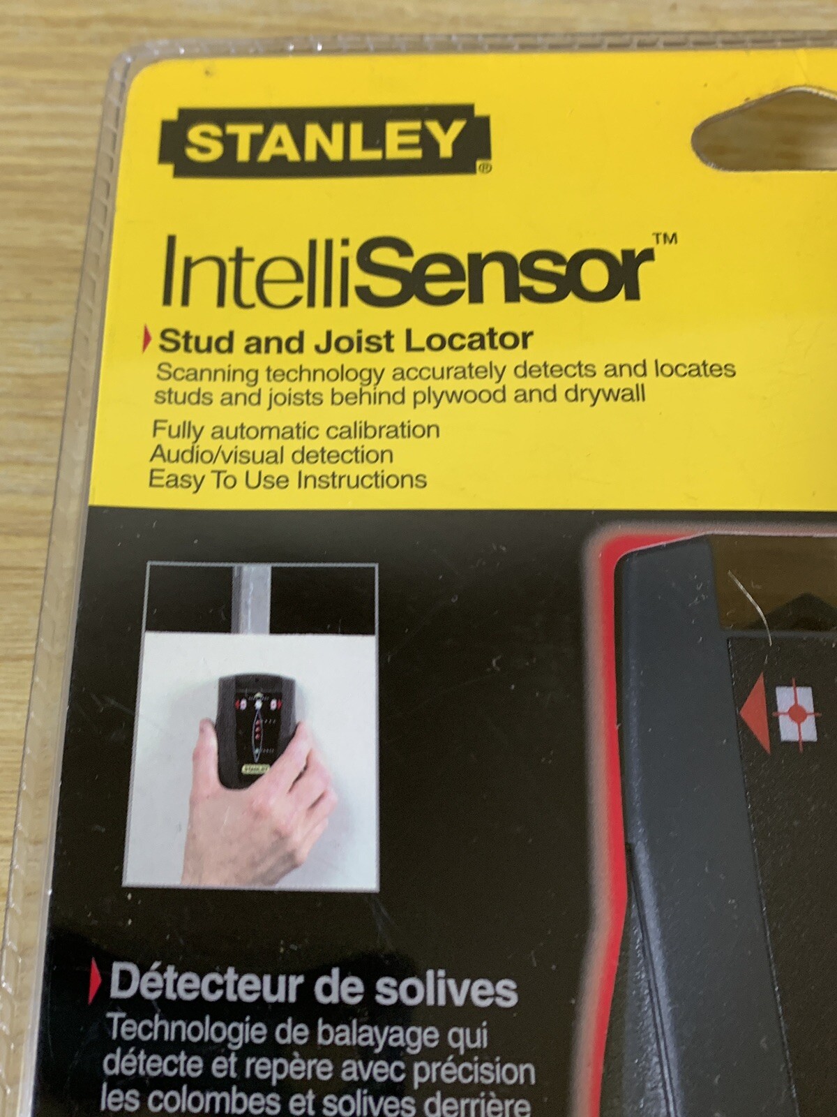 STANLEY INTELLISENSOR stud and joist locator #77-100.