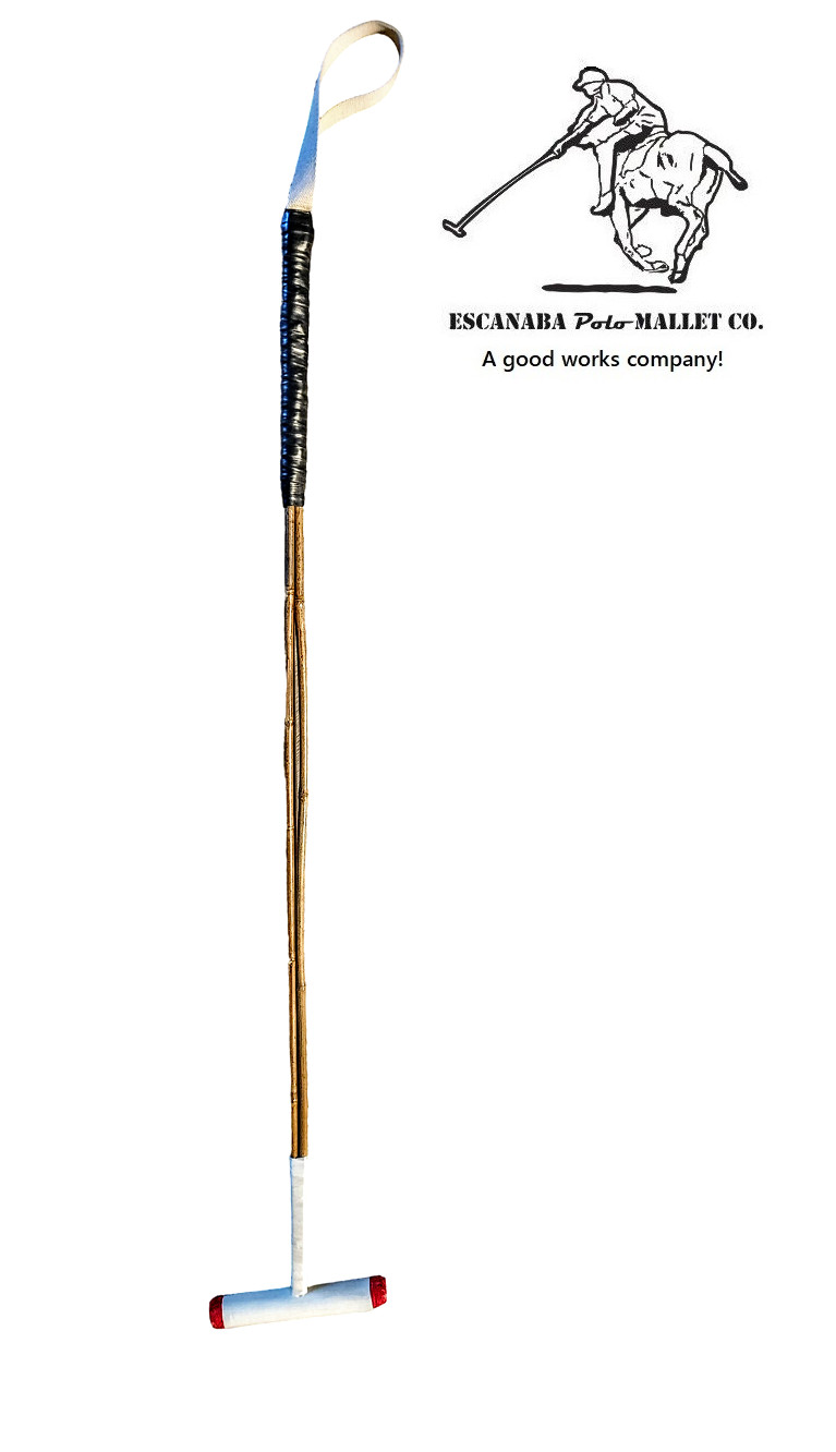 52" Tripartite Polo Mallet: US Handmade, For Play, Free Shipping!