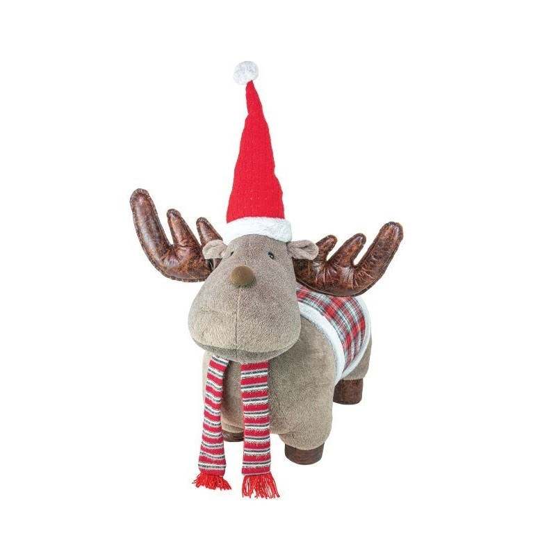 Hanna's Handiworks Jolly Plaid Moose Kid's Stool - Extra Large (15411)