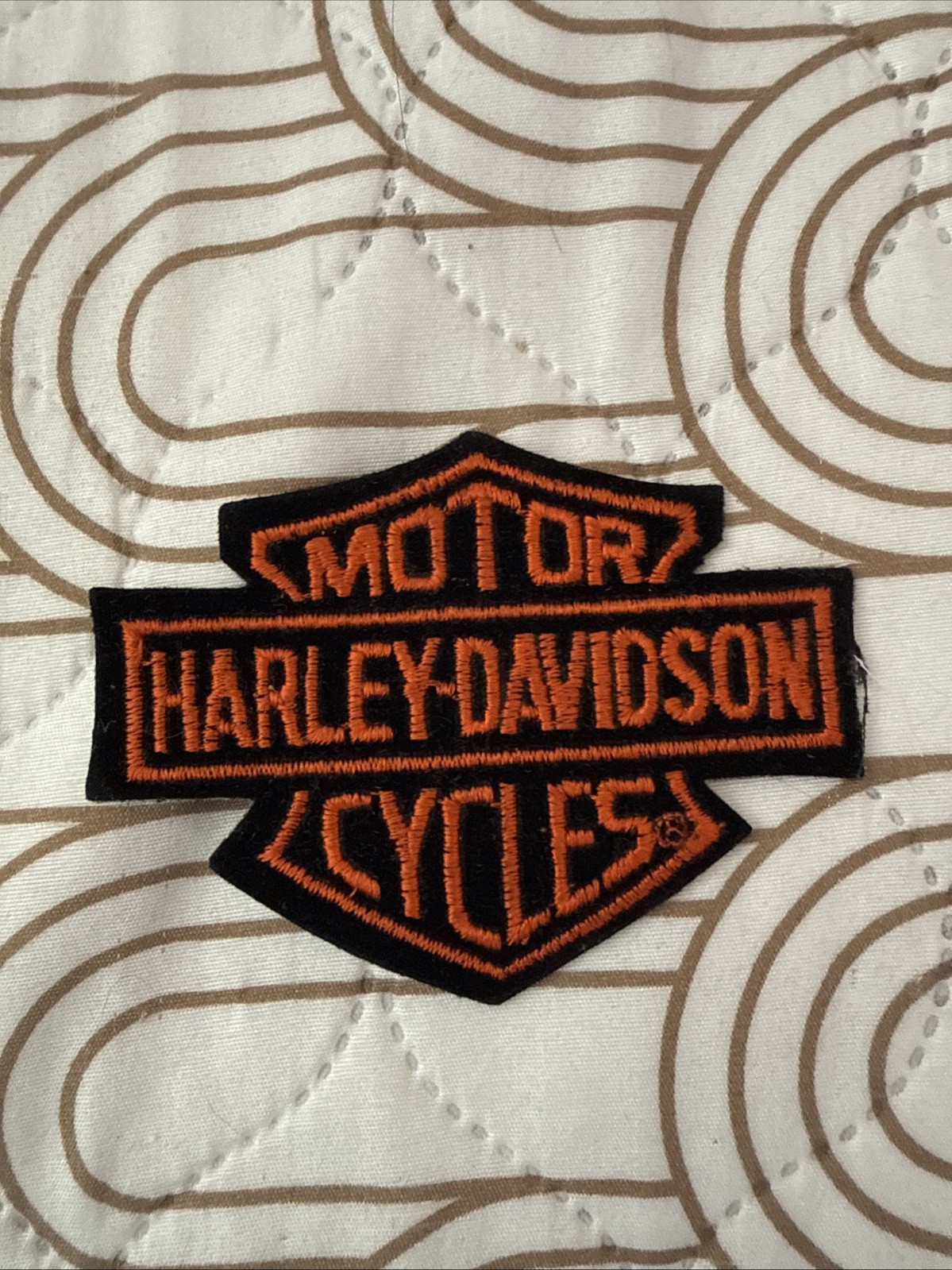 VINTAGE STYLE HARLEY DAVIDSON EMBROIDERED  PATCH